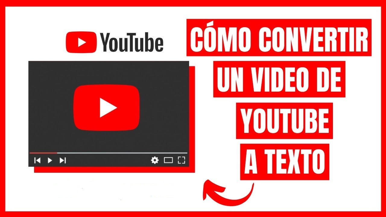 Convertir video de Youtube a texto online gratis